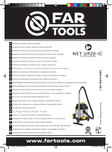 كتيب Far Tools NET-UP20IC مكنسة كهربائية