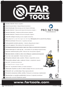 Kasutusjuhend Far Tools PRO-NET70B Tolmuimeja