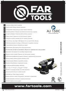 Manual de uso Far Tools AJ 150C Lijadora orbital