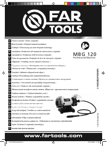 Návod Far Tools MBG 120 Stolová brúska