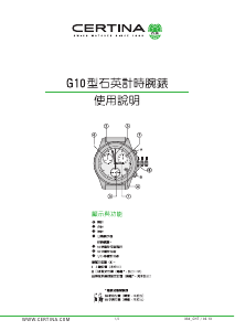 说明书 Certina Urban C035.417.11.037.00 DS Caimano 手表