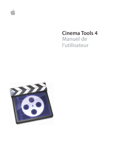 Mode d’emploi Apple Cinema Tools 4