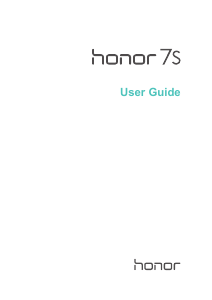 Manual Honor 7S Mobile Phone
