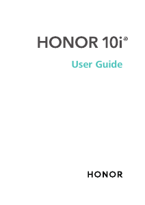 Handleiding Honor 10i Mobiele telefoon