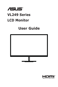 Handleiding Asus VL249HE LCD monitor