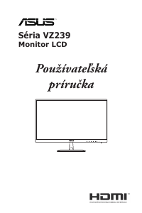 Návod Asus VZ239Q LCD monitor