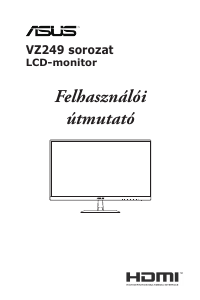 Használati útmutató Asus VZ249H-W LCD-monitor