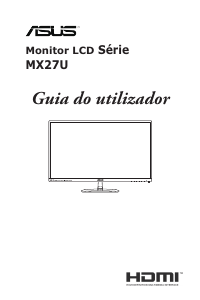 Manual Asus MX27UQ Monitor LCD