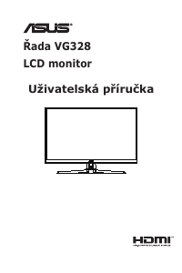 Manuál Asus VG328H1B TUF Gaming LCD monitor