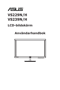 Bruksanvisning Asus VS239HV LCD skärm