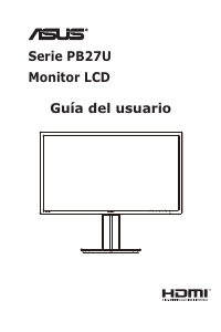 Manual de uso Asus PB27UQ Monitor de LCD