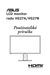 Návod Asus VG27BQ TUF Gaming LCD monitor