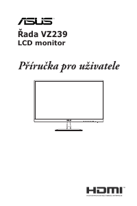 Manuál Asus VZ239N LCD monitor