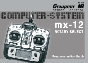 Mode d’emploi Graupner MX-12 Contrôleur RC