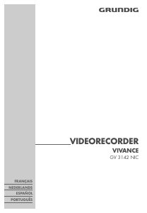 Mode d’emploi Grundig GV 3142 NIC Vivance Magnétoscope