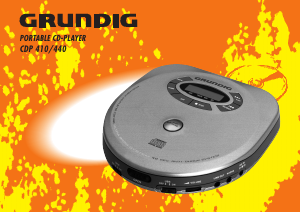 Manual Grundig CDP 410 Discman