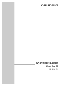 Mode d’emploi Grundig Music Boy 51 Radio