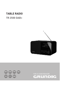 Mode d’emploi Grundig TR 2500 DAB+ Radio