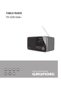 Mode d’emploi Grundig TR 2200 DAB+ Radio