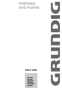 Mode d’emploi Grundig DVD-P 6200 Lecteur DVD