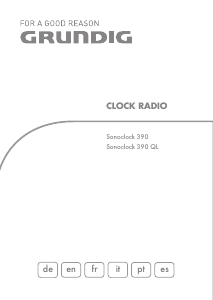 Mode d’emploi Grundig Sonoclock 390 Radio-réveil