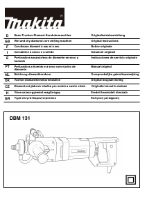 Manual Makita DBM 131 Berbequim de diamante