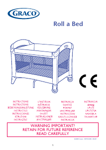 Εγχειρίδιο Graco Roll a Bed Κούνια μωρού