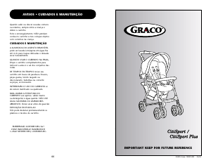 Bedienungsanleitung Graco CitiSport Kinderwagen