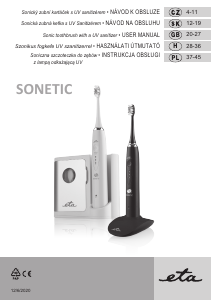 Návod Eta Sonetic 3707 90010 Elektrická zubná kefka