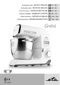 Instrukcja Eta Gratus Kuliner II 0038 90020 Mikser