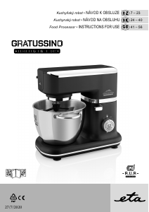 Manual Eta Gratussino R.U.R 0023 90110 Stand Mixer