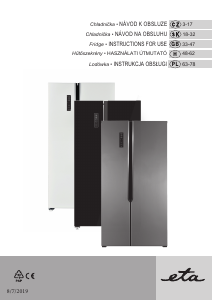 Manual Eta Side-by-Side 139790000 Fridge-Freezer