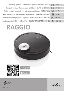 Manual Eta Raggio Eco 3225 90000 Vacuum Cleaner