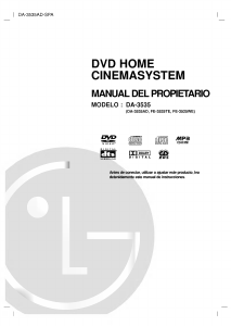 Εγχειρίδιο LG DA-3535AD Σύστημα οικιακού κινηματογράφου