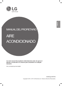 Manual de uso LG LSN181HSV3 Aire acondicionado