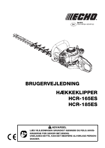 Brugsanvisning Echo HCR-165ES Hækkeklipper