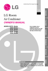 Manual LG ASNW246TLG1 Air Conditioner