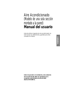 Manual de uso LG LSUJ0762HL Aire acondicionado