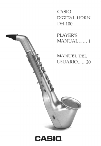 Manual Casio DH-100 Horn