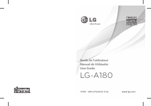 Handleiding LG A180 Mobiele telefoon