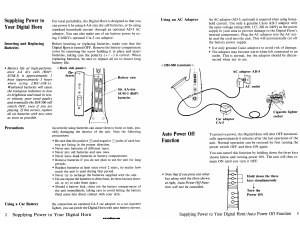 Manual Casio DH-500 Horn