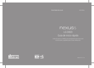 Manual de uso LG D820 Nexus 5 Teléfono móvil