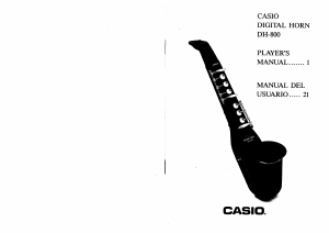 Manual Casio DH-800 Horn