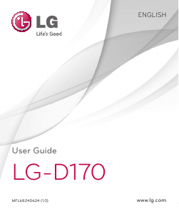Handleiding LG D170 Mobiele telefoon