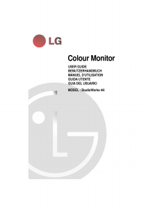 Manual LG StudioWorks 44i Monitor