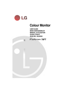 Manual LG FT780 Flatron 78FT Monitor