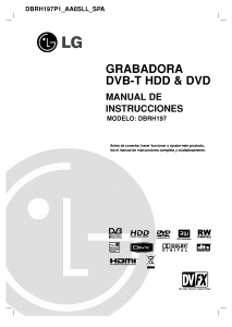 Manual de uso LG DBRH197P1 Reproductor DVD