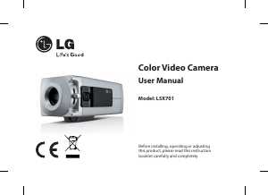 Handleiding LG LSX701P-B Beveiligingscamera