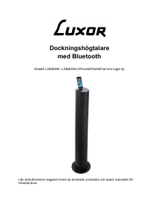 Brugsanvisning Luxor LXBi800W Højttalerdock