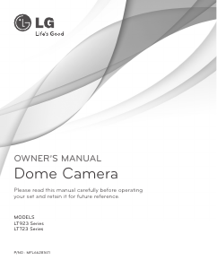 Manual LG LT923PI-B Security Camera
